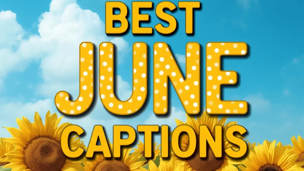 Best June Instagram Captions