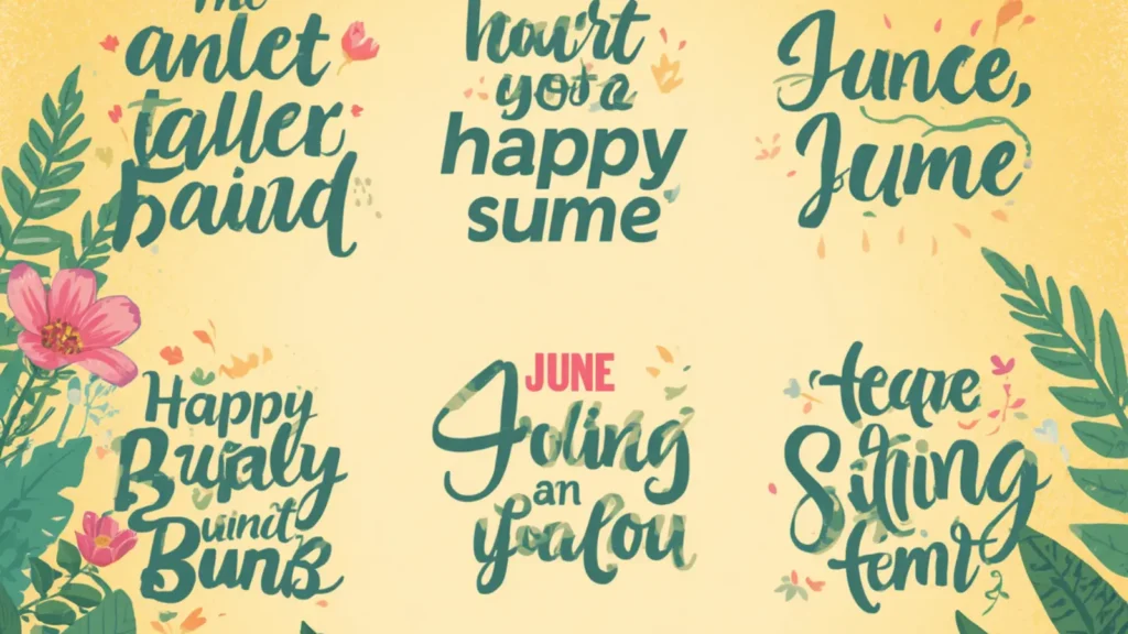 june instagram captions