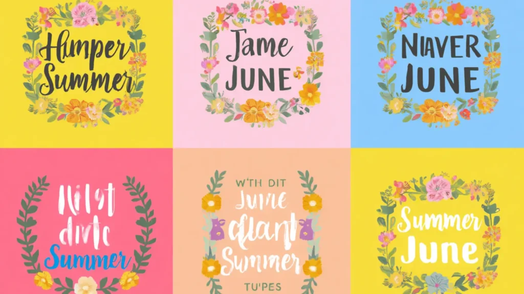 june instagram captions