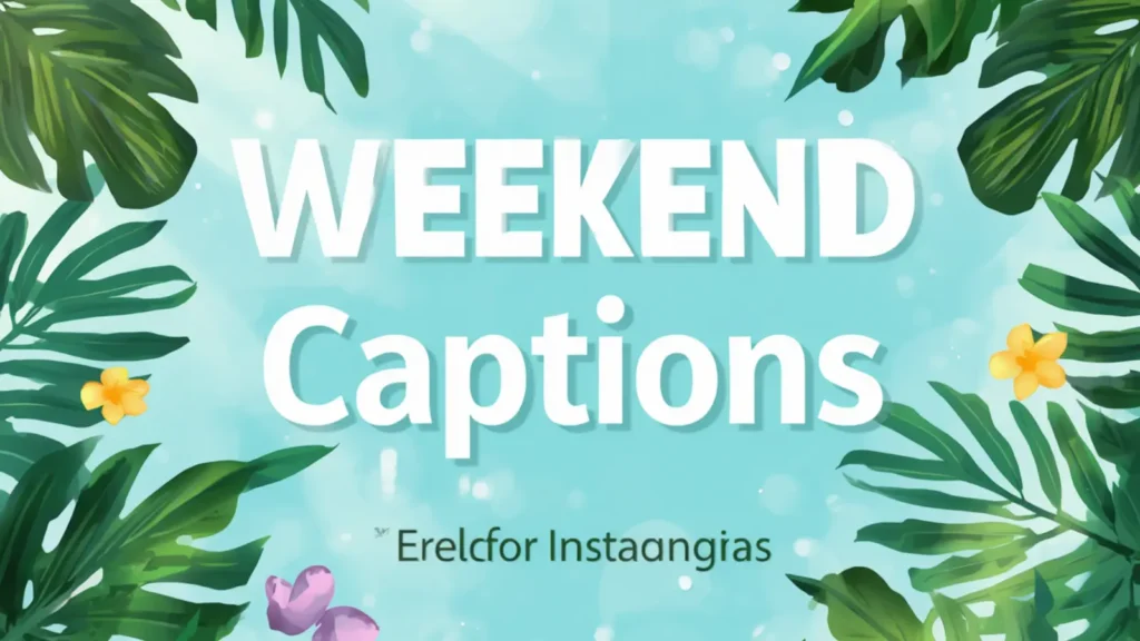 Weekend Captions for Instagram