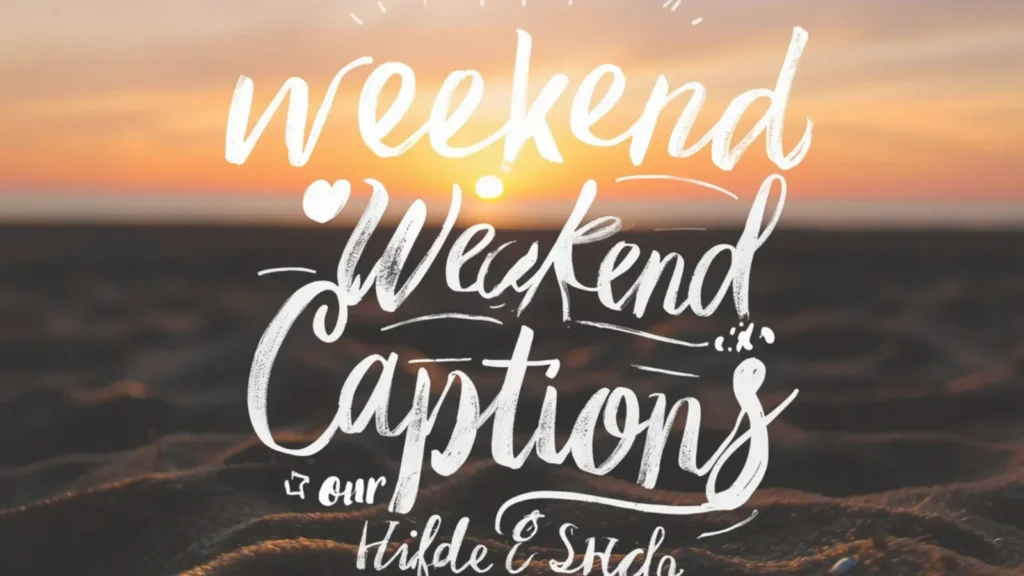 Weekend Captions for Instagram