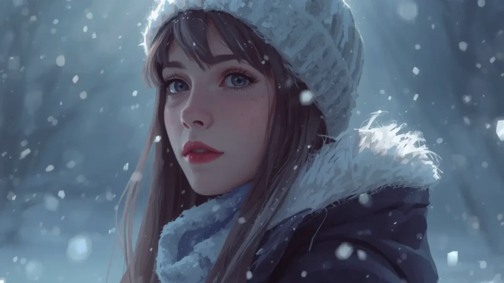 snow captions for instagram for girl