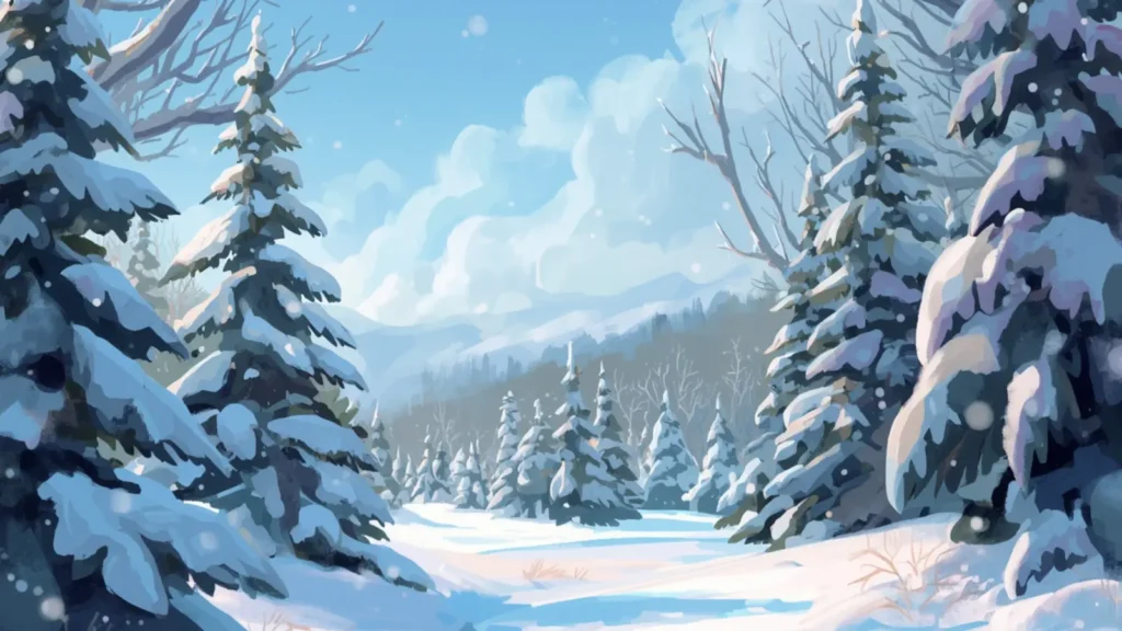 snowy instagram captions