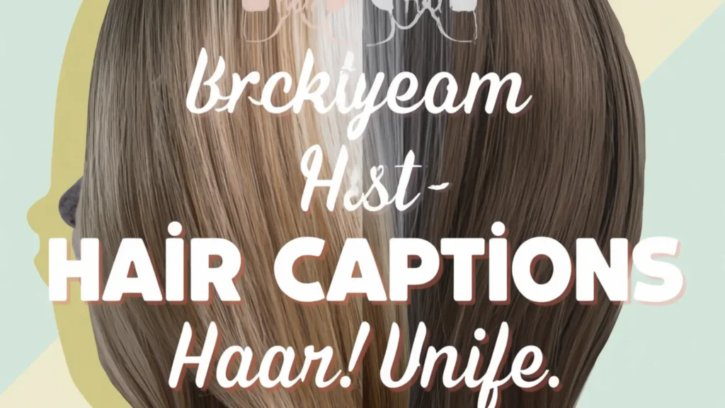 hair instagram captions
