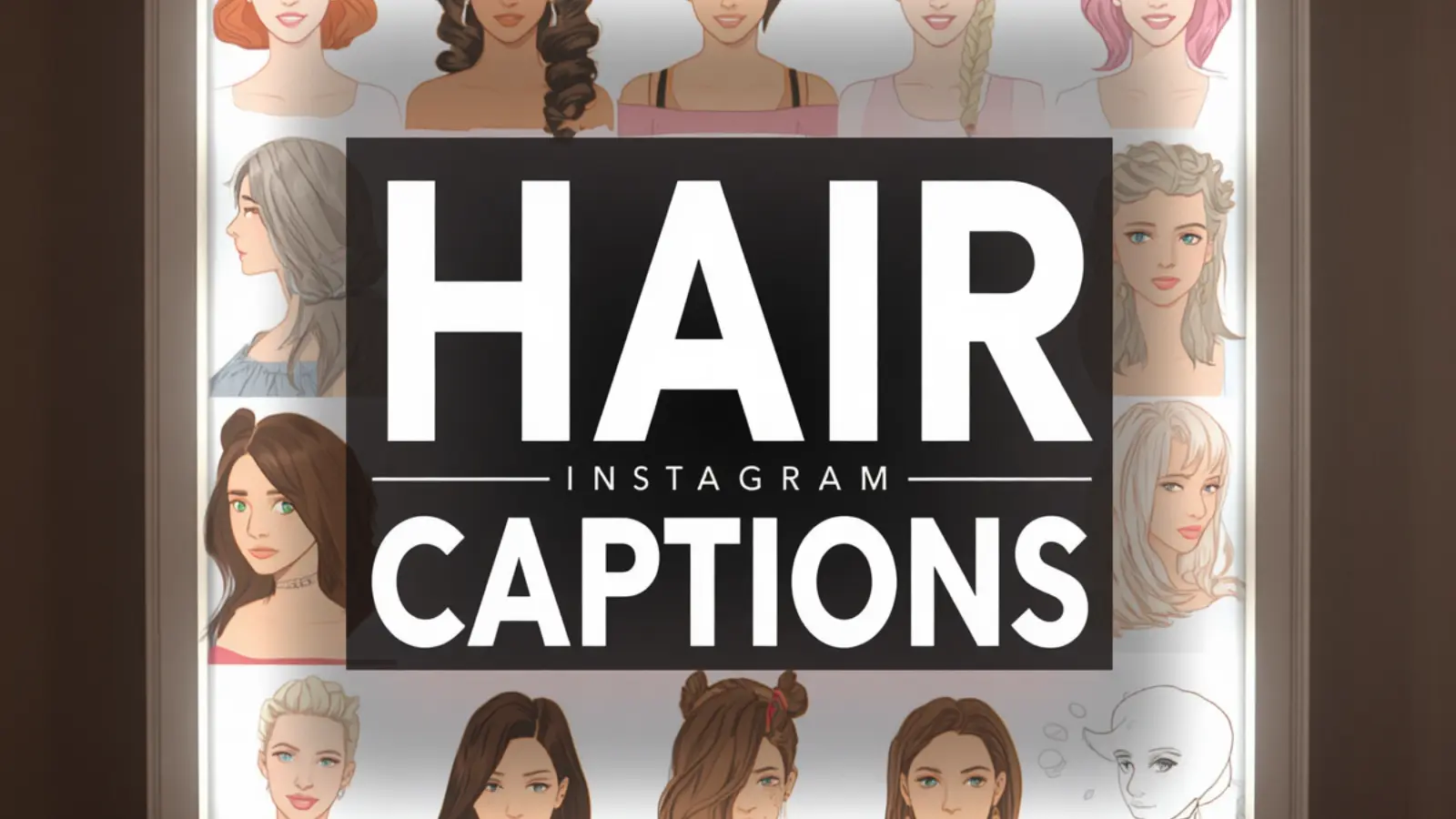 hair instagram captions