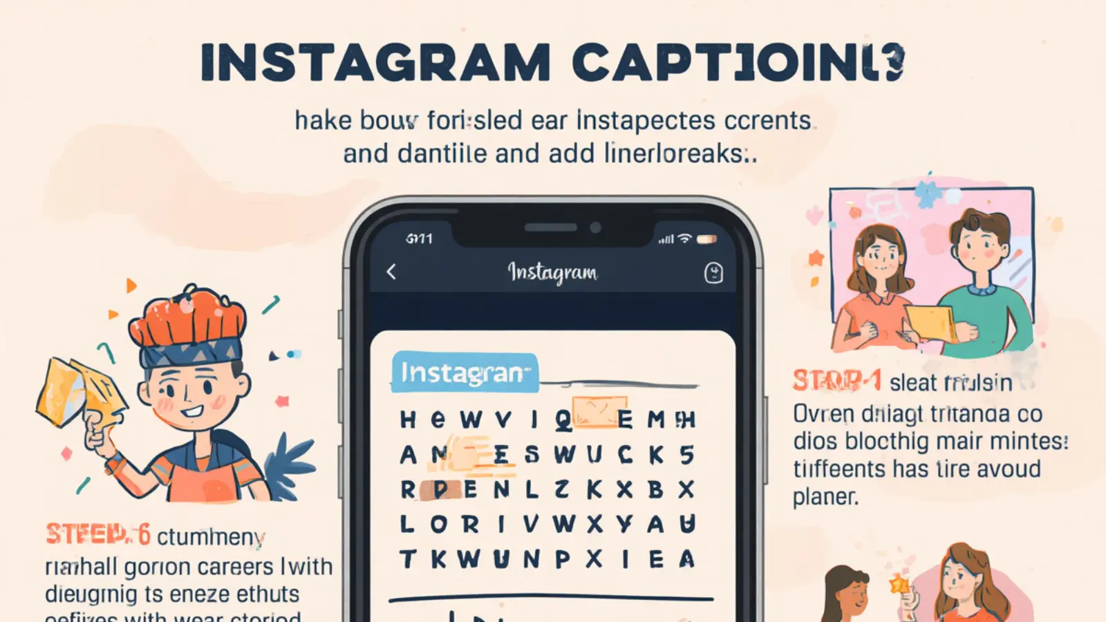 how to add line breaks in instagram caption