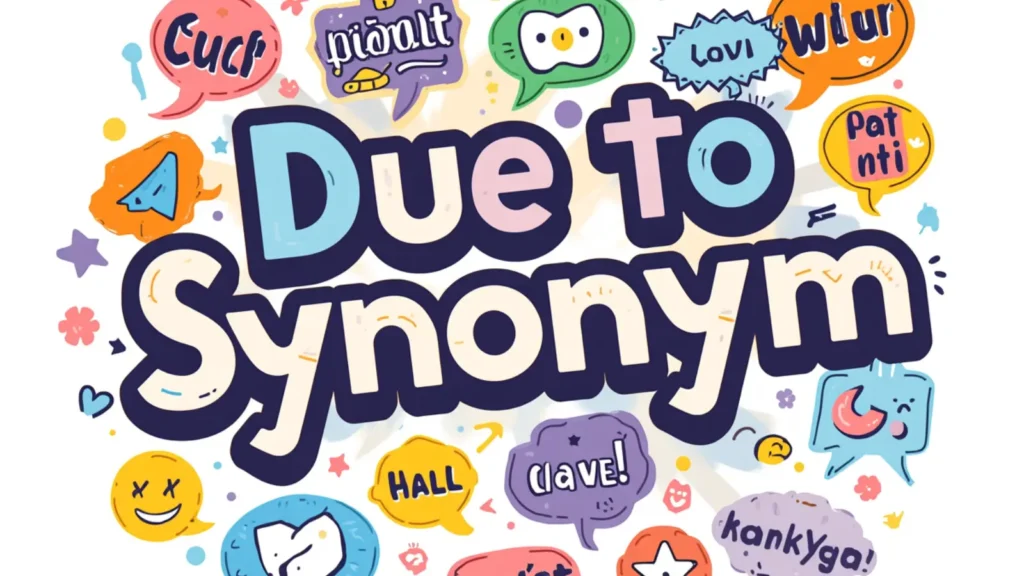Due To Synonym