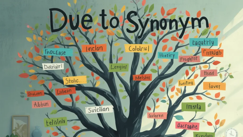 Due To Synonym