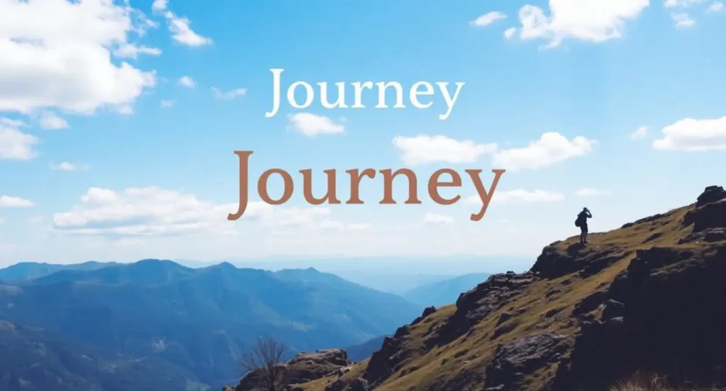 Journey Synonym