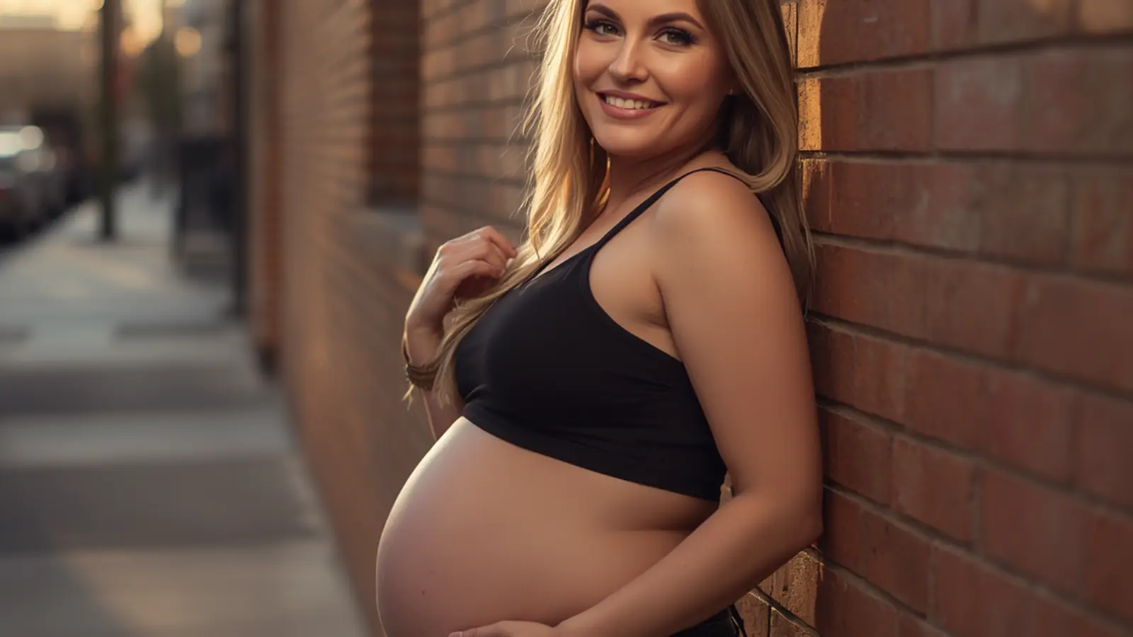 pregnant captions
