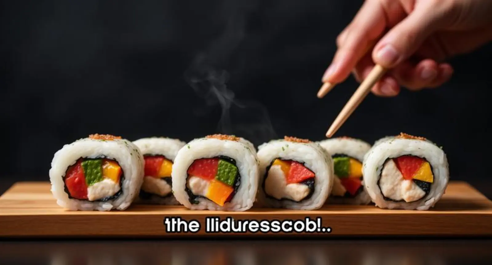 sushi captions