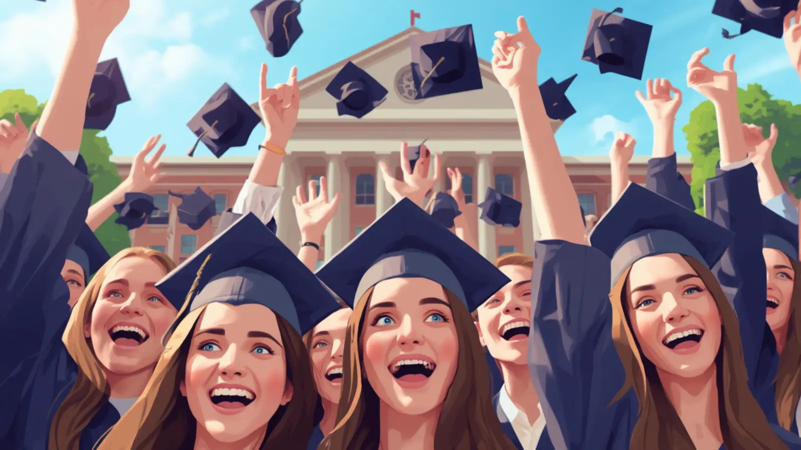 graduation caption